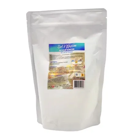 Agovie Sel d'Epsom Sulfates de Magnésium 500mg - Univers Pharmacie