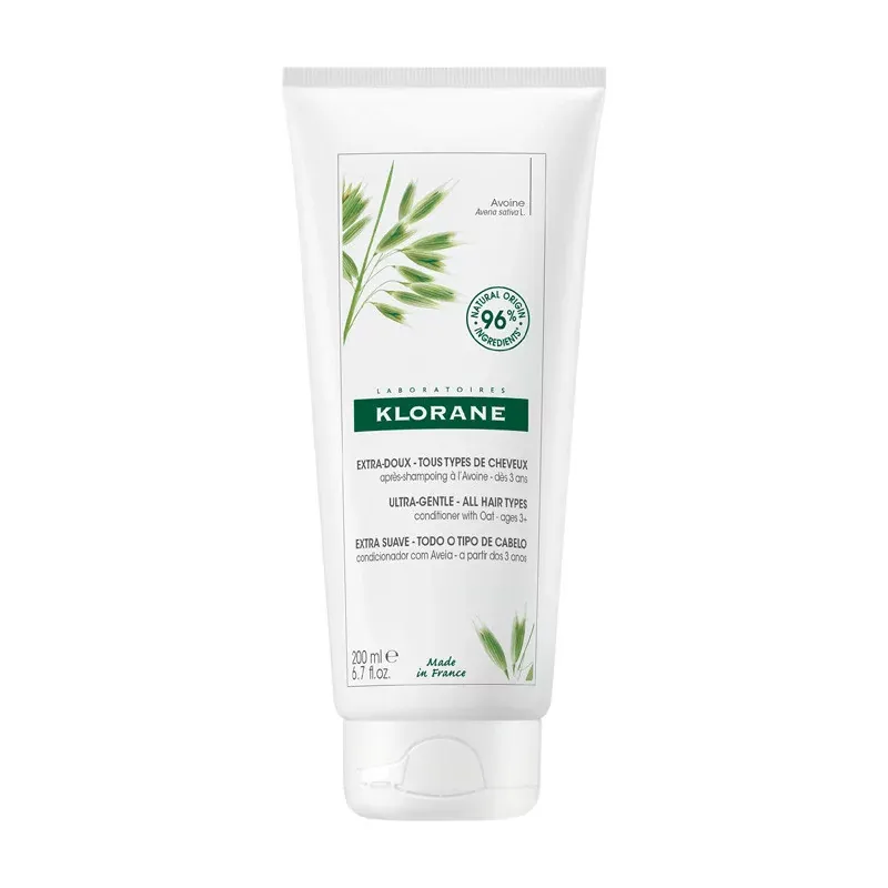 Klorane Baume Après-shampooing Extra Doux Lait d'Avoine 200ml - Univers Pharmacie