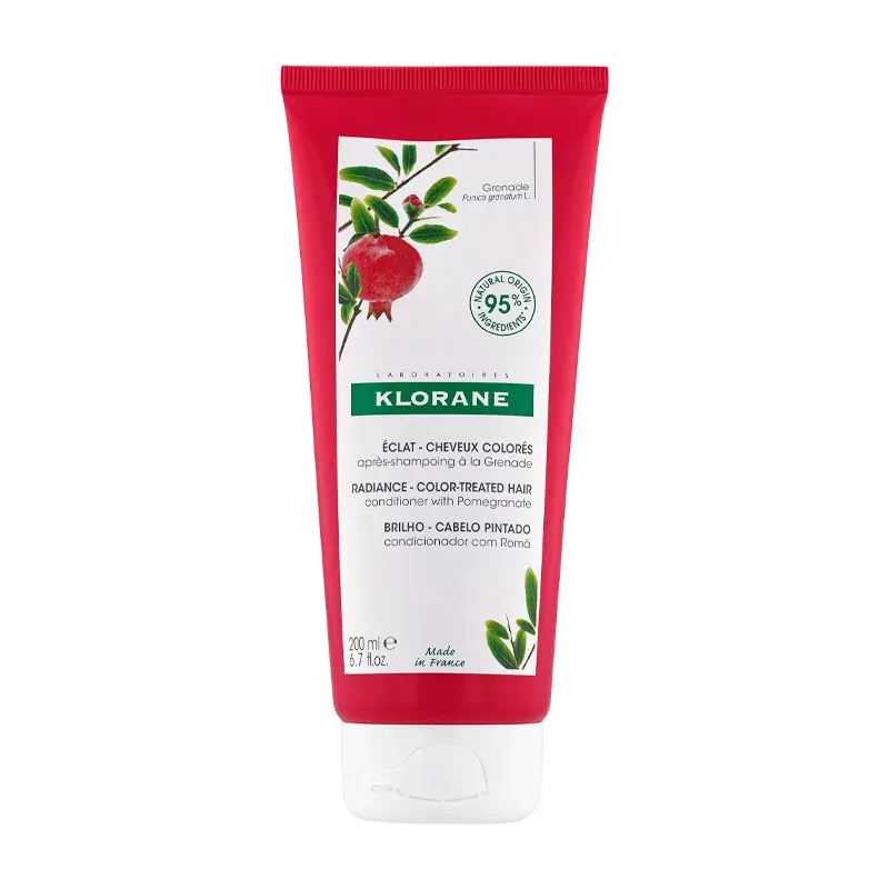 Klorane Eclat Cheveux Colorés Après-shampooing Grenade 200ml - Univers Pharmacie