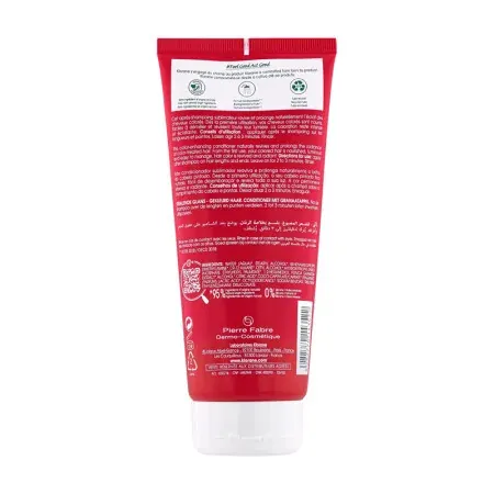 Klorane Éclat Cheveux Colorés Après-shampooing Grenade 200ml - Dos du tube