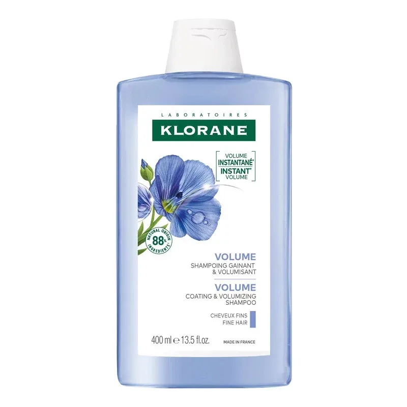 Klorane Shampooing Volume Gainant & Volumisant 400ml - Univers Pharmacie