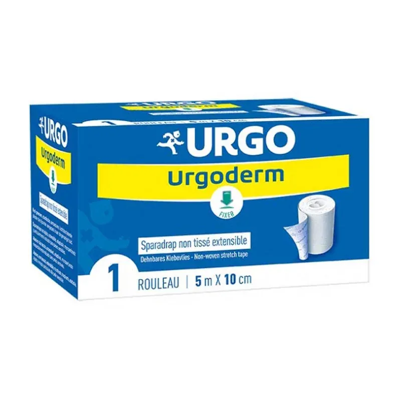 Urgo Urgoderm Sparadrap Non Tissé Extensible 5mX10cm - Univers Pharmacie