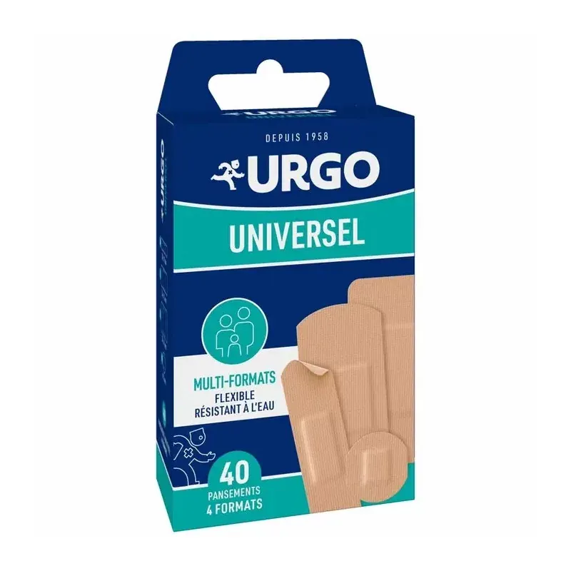 Urgo Universel 40 pansements multi-formats - Univers Pharmacie