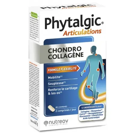Phytalgic Articulations Chondro Collagène 60 comprimés - Univers Pharmacie