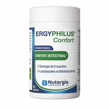 Nutergia ErgyPhilus Confort 60 gélules - Univers Pharmacie