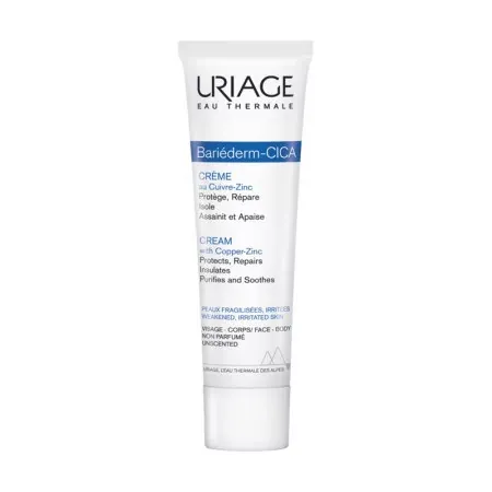Uriage Bariéderm Cica-crème au Cuivre et Zinc 100ml - Univers Pharmacie