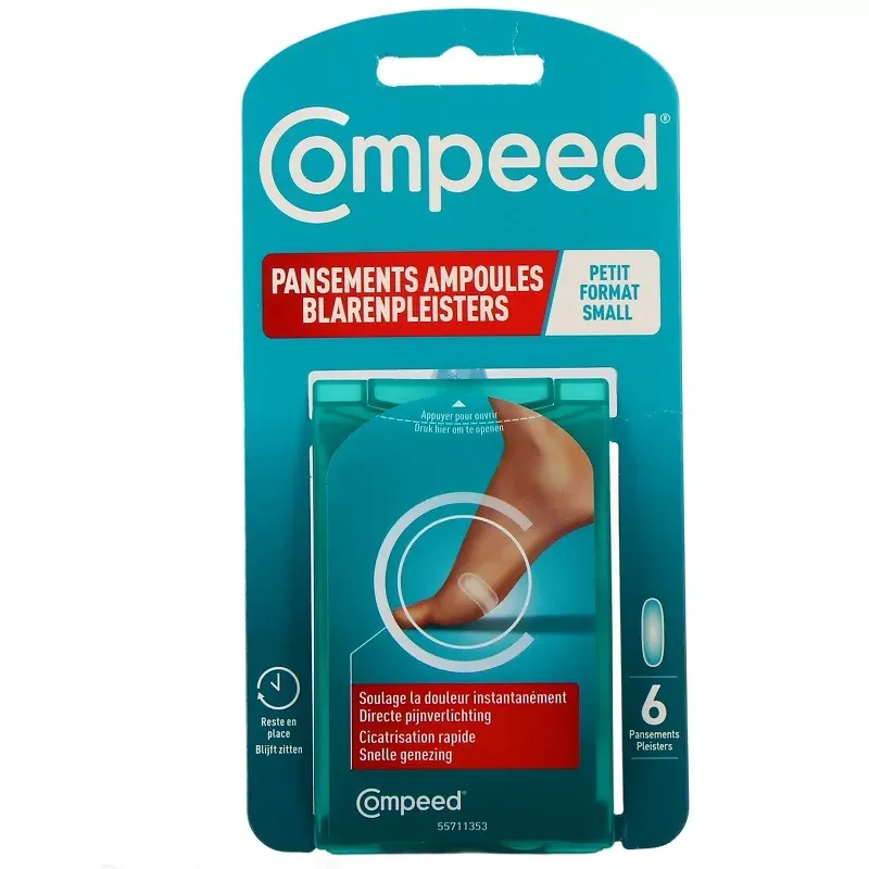 Compeed Pansements Ampoules Petit Format X6 - Univers Pharmacie