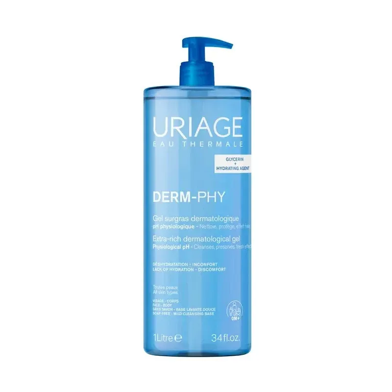 Uriage Derm-Phy Gel Surgras Dermatologique 1L - Univers Pharmacie
