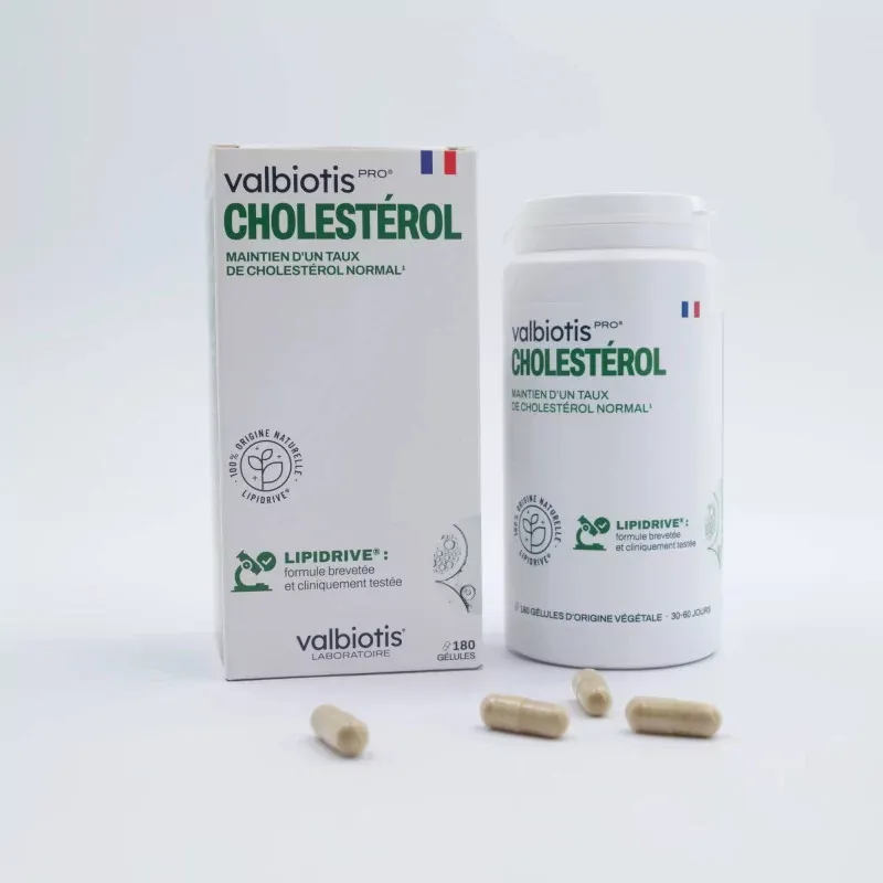 Valbiotis Pro Cholestérol 180 gélules - Univers Pharmacie