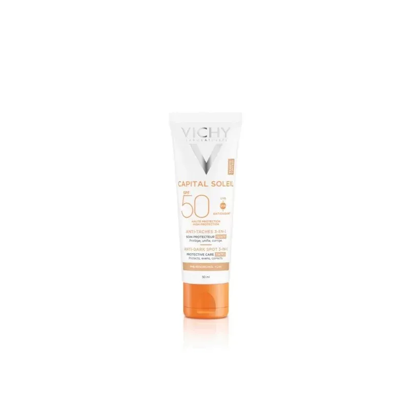 Vichy Capital Soleil Soin Anti-âge 3en1 SPF50+ 50ml - Univers Pharmacie