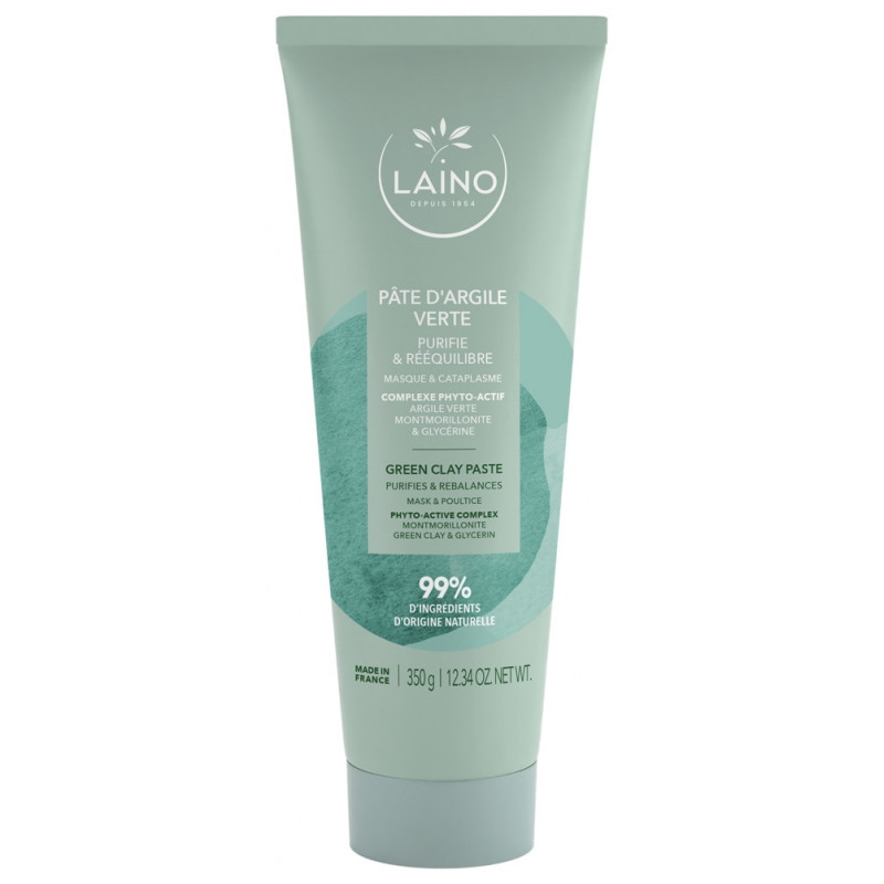 Laino Pâte d'Argile Verte 350g - Univers Pharmacie