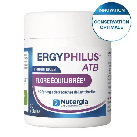 Ergyphilus ATB Probiotiques 30 gélules - Univers Pharmacie