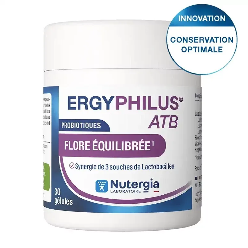 Ergyphilus ATB Probiotiques 30 gélules - Univers Pharmacie