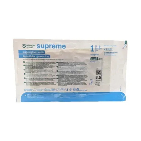 Sempermed Supreme Gants Latex Naturel Sans Poudre taille 8,5 - Univers Pharmacie