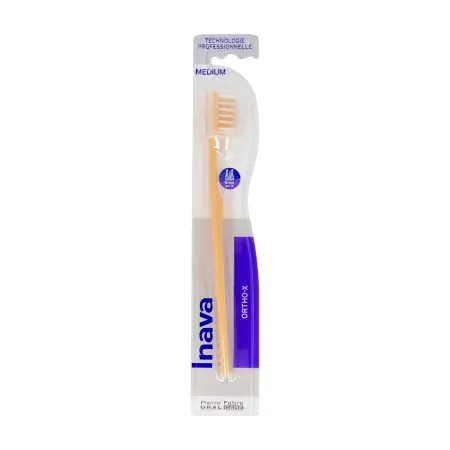 Inava Ortho-X Brosse à Dent Orthodontique Medium - Univers Pharmacie