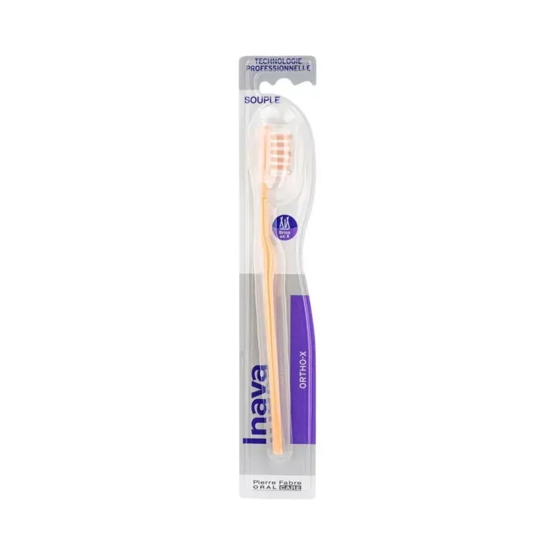 Inava Ortho-X Brosse à Dent Orthodontique Souple - Univers Pharmacie