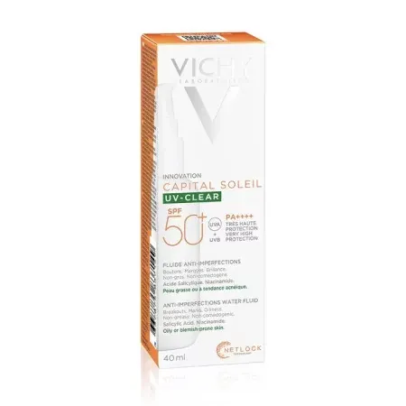 Vichy Capital Soleil UV-Clear 50SPF 40ml - Univers Pharmacie