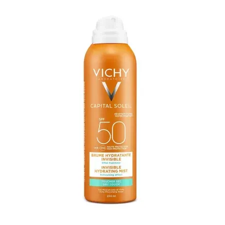 Vichy Capital Soleil SPF50 Brume Hydratante Invisible 200ml - Univers Pharmaci
