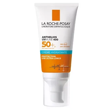 La Roche-Posay Anthelios UVmune 400 Crème Hydratante SPF50+ 50ml - Univers Pharmacie