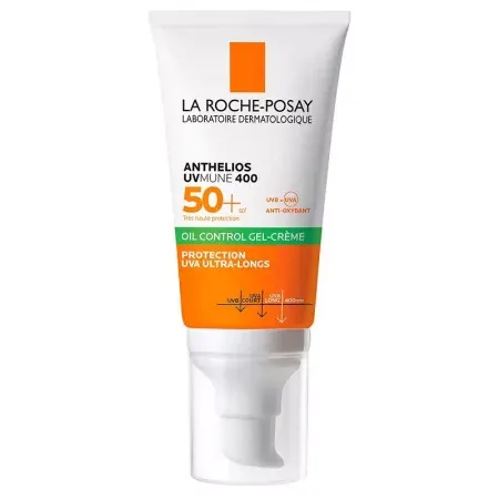 La Roche-Posay Anthelios UVMUNE 400 Gel Crème Oil Control SPF50+ 50ml - Univers Pharmacie