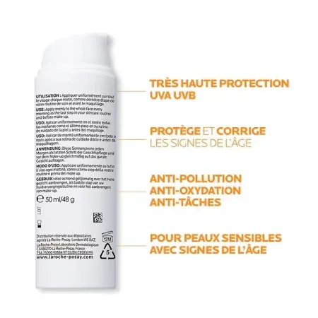 La Roche-Posay Anthelios Age Correct SPF50 50ml - Univers Pharmacie
