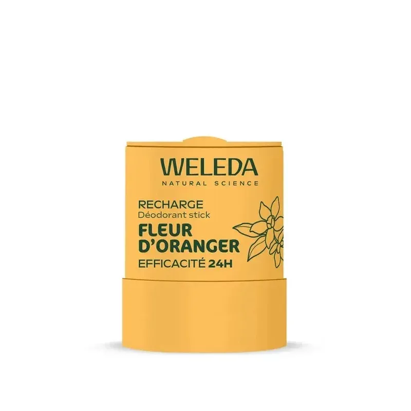 Weleda Recharge Déodorant Stick Fleur d'Oranger 50g - Univers Pharmacie