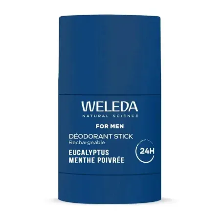 Weleda For Men Déodorant Stick Eucalyptus Menthe Poivrée 50g - Univers Pharmacie
