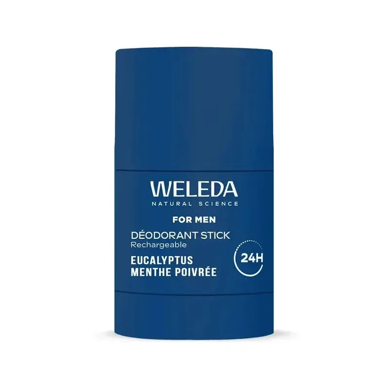 Weleda For Men Déodorant Stick Eucalyptus Menthe Poivrée 50g - Univers Pharmacie