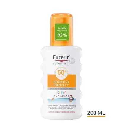 Eucerin Sensitive Protect Kids Sun Spray SPF50+ 200ml - Univers Pharmacie