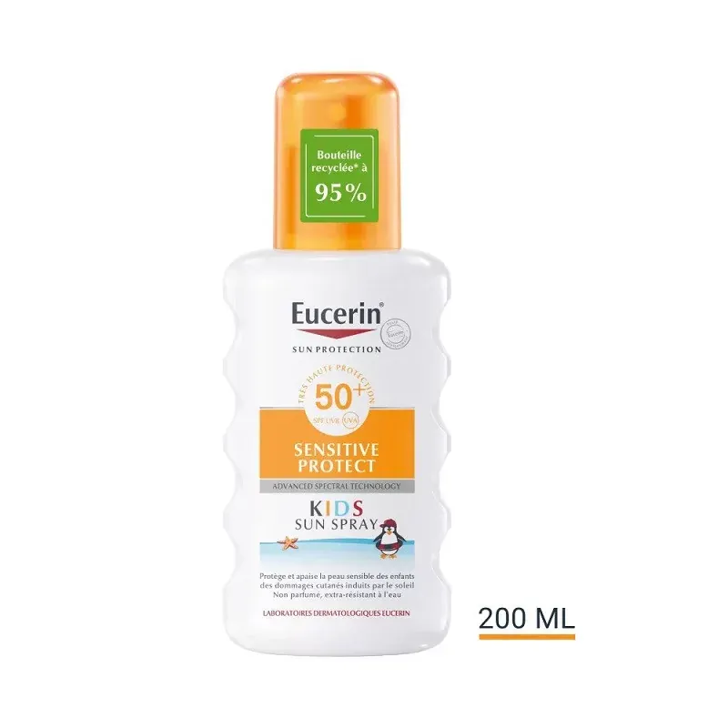 Eucerin Sensitive Protect Kids Sun Spray SPF50+ 200ml - Univers Pharmacie