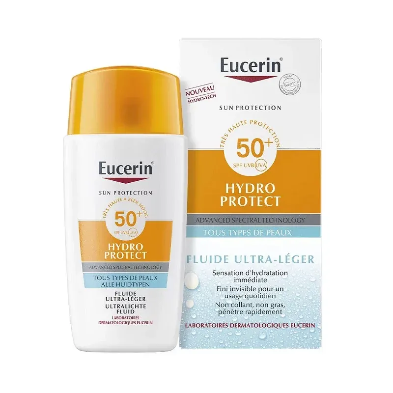 Eucerin Sun Protection Hydro Protect 50+ Fluide Ultra Léger 50ml - Univers Pharmacie