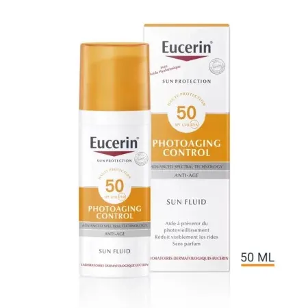 Eucerin Photoaging Control SPF50 Sun Fluid 50ml - Univers Pharmacie