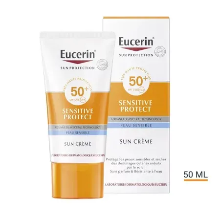 Eucerin Sensitive Protect Sun Crème SPF50+ 50ml - Univers Pharmacie