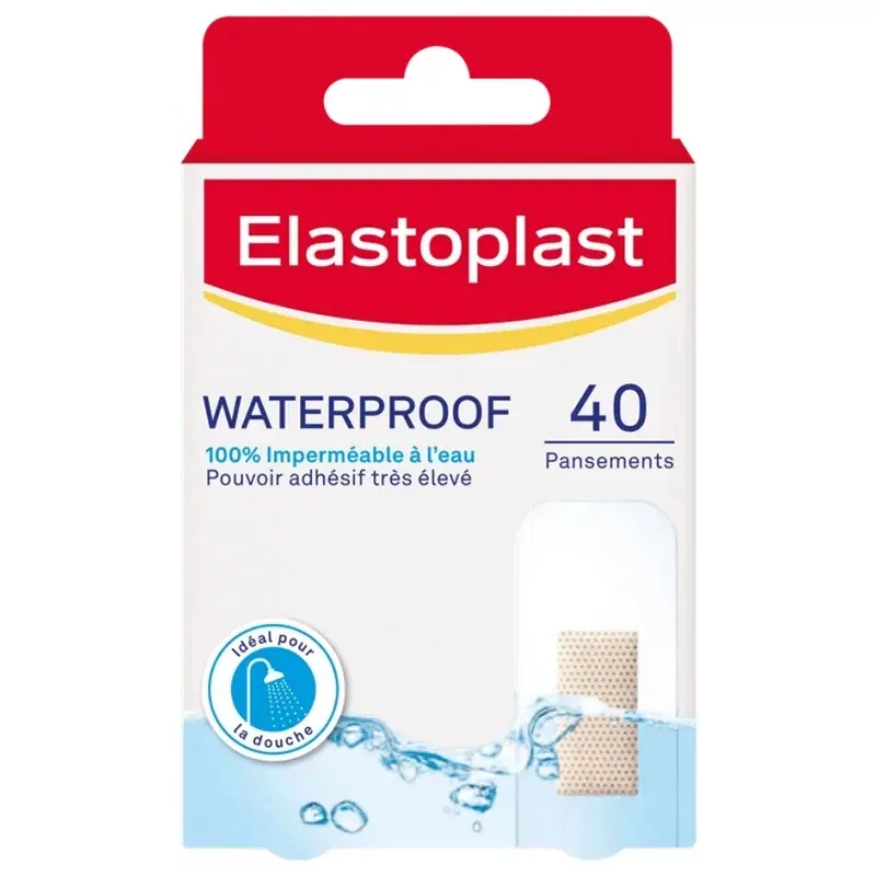 Elastoplast Waterproof 40 pansements - Univers Pharmacie