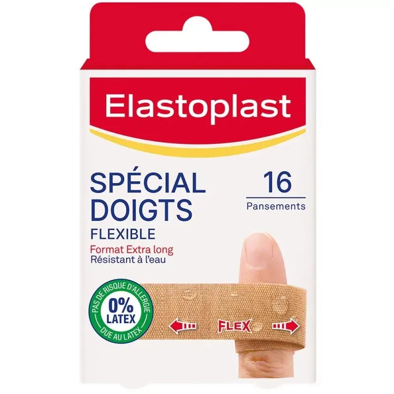 Elastoplast Spécial Doigts Flexible 16 pansements - Univers Pharmacie