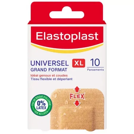 Elastoplast Universel Grand Format XL 10 pansements - Univers Pharmacie