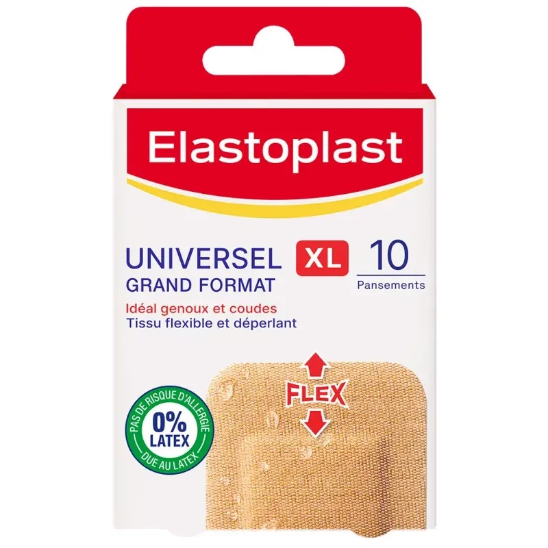 Elastoplast Universel Grand Format XL 10 pansements - Univers Pharmacie
