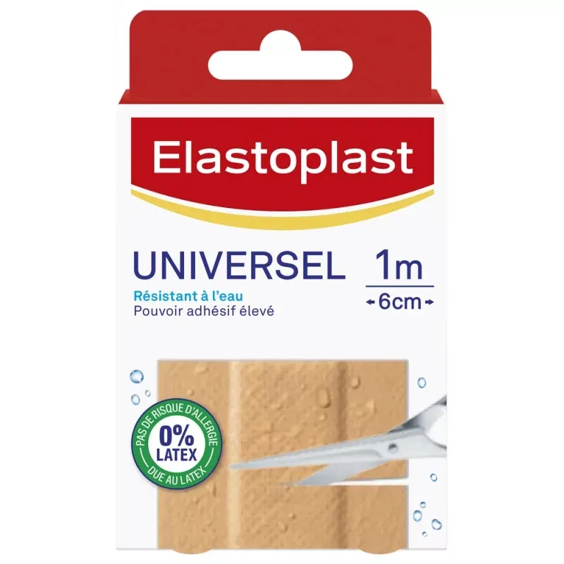 Elastoplast Universel Pansement Résistant à l'Eau 1mX6cm - Univers Pharmacie