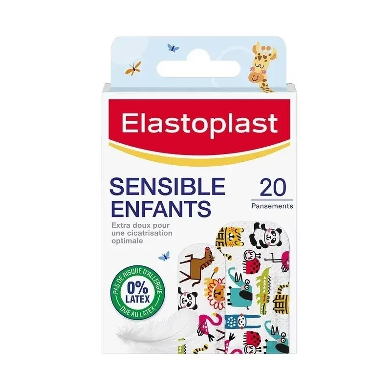 Elastoplast Sensible Enfants 20 pansements - Univers Pharmacie