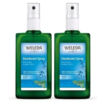 Weleda Déodorant Spray Sauge Bio 2X100ml - Univers Pharmacie