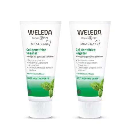 Weleda Gel Dentifrice Végétal 2X75ml - Univers Pharmacie