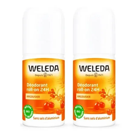 Weleda Argousier Déodorant Roll-on 2X50ml - Univers Pharmacie
