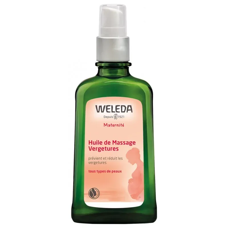 Weleda Huile de Massage Vergetures 100ml - Univers Pharmacie