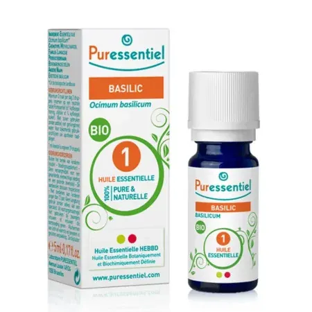 Puressentiel Huile Essentielle Basilic Bio 5ml - Univers Pharmacie