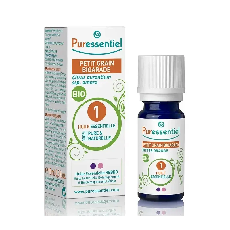 Puressentiel Huile Essentielle Petit Grain de Bigarade Bio 10ml - Univers Pharmacie