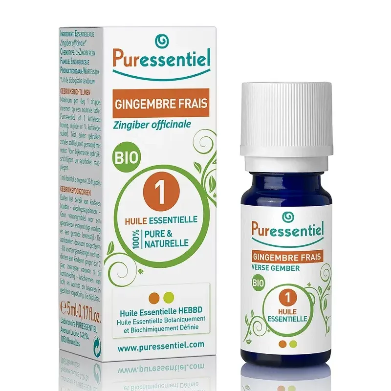 Puressentiel Huile Essentielle Gingembre Frais Bio 5ml