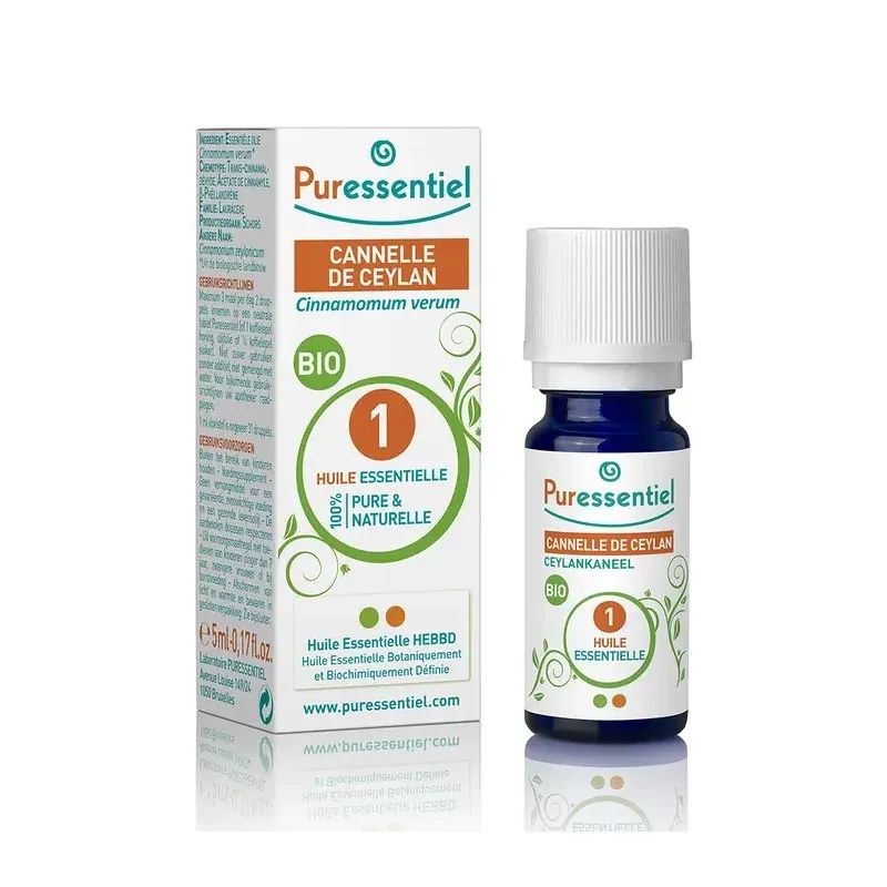 Puressentiel Huile Essentielle Cannelle de Ceylan Bio 5ml - Univers Pharmacie