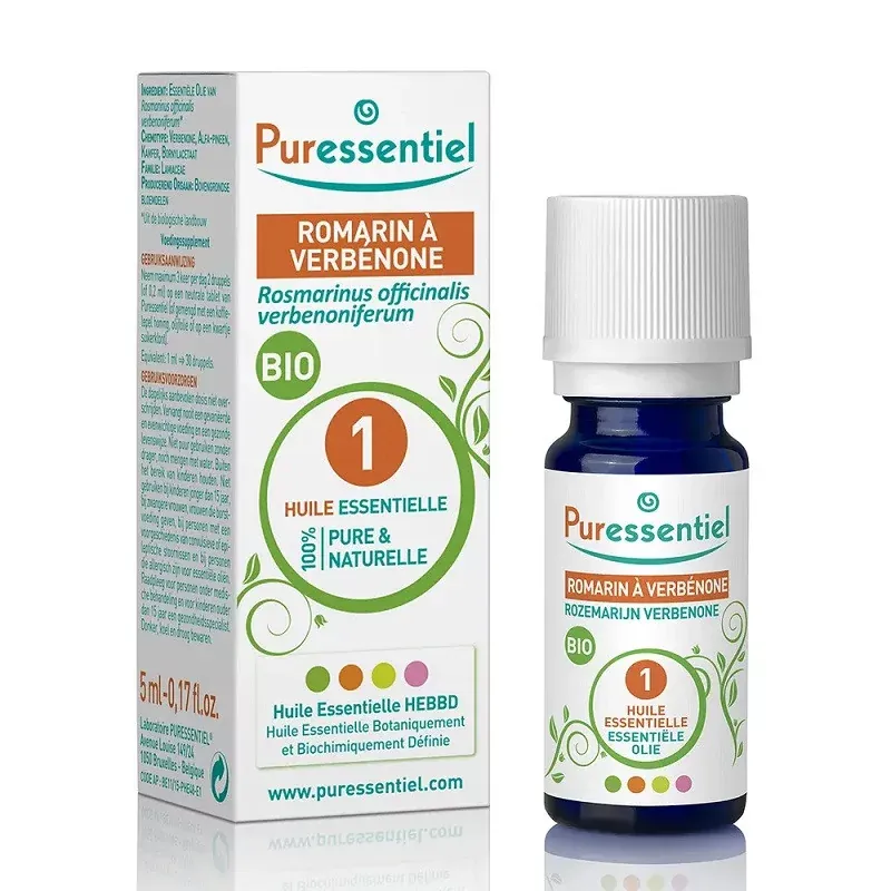 Puressentiel Huile Essentielle Romarin à Verbénone Bio 5ml - Univers Pharmacie