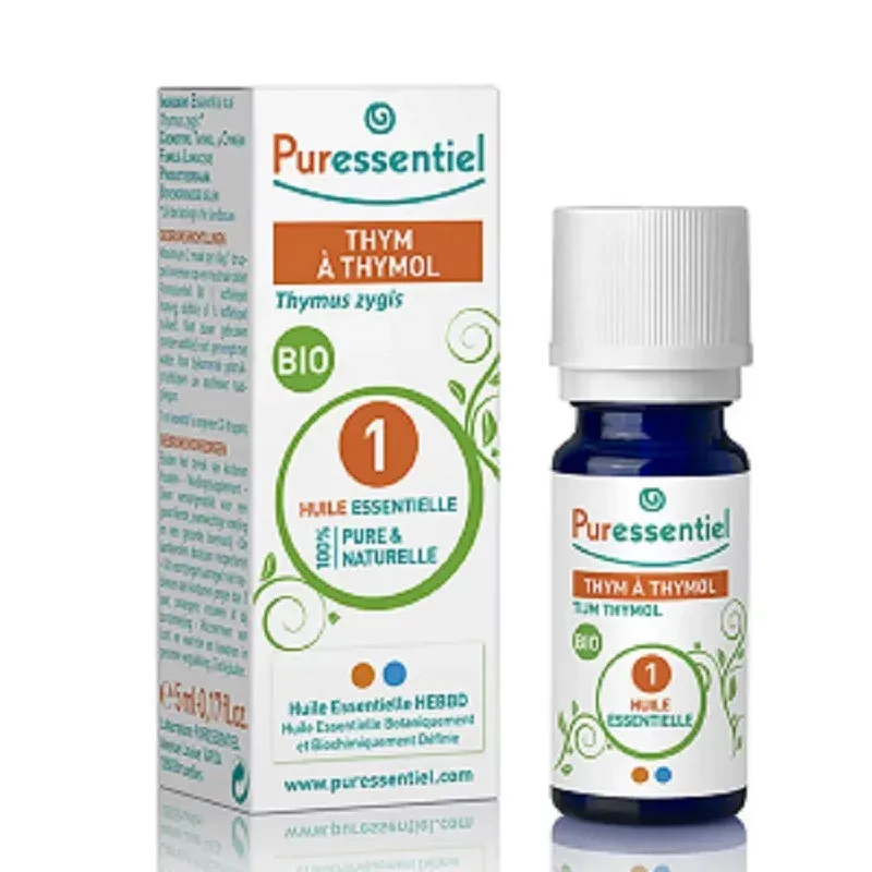 Puressentiel Huile Essentielle Thym à Thymol Bio 5ml - Univers Pharmacie