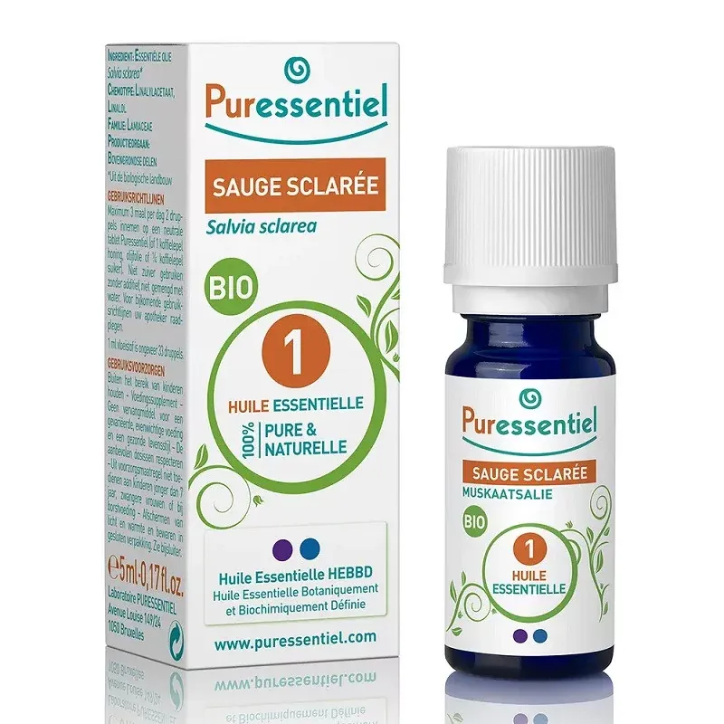 Puressentiel Huile Essentielle Sauge Sclarée Bio 5ml - Univers Pharmacie